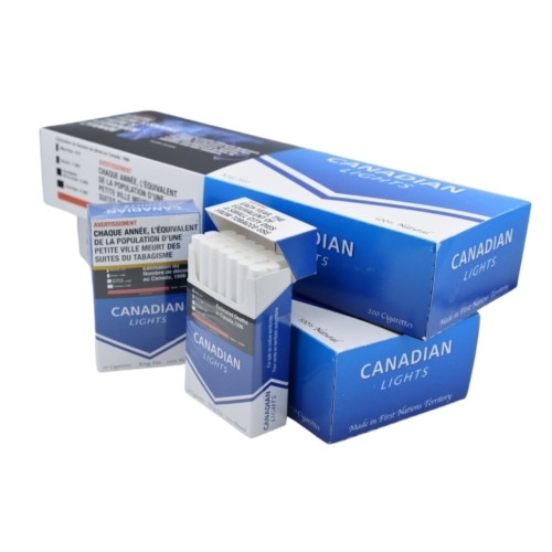 Canadian Lights King Size Smoke Genius Tax Free Canadian Tobacco Smokes Cigarettes Cigars Chewing Nicotine Vapes Cannabis Accessories Free Delivery Shipping Canada Wide Ontario