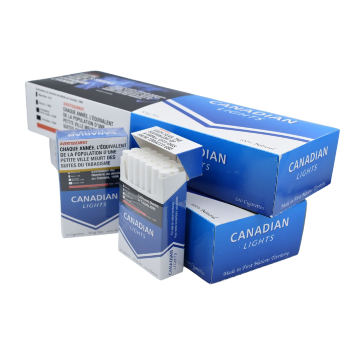 Canadian Lights King Size Smoke Genius Tax Free Canadian Tobacco Smokes Cigarettes Cigars Chewing Nicotine Vapes Cannabis Accessories Free Delivery Shipping Canada Wide Ontario