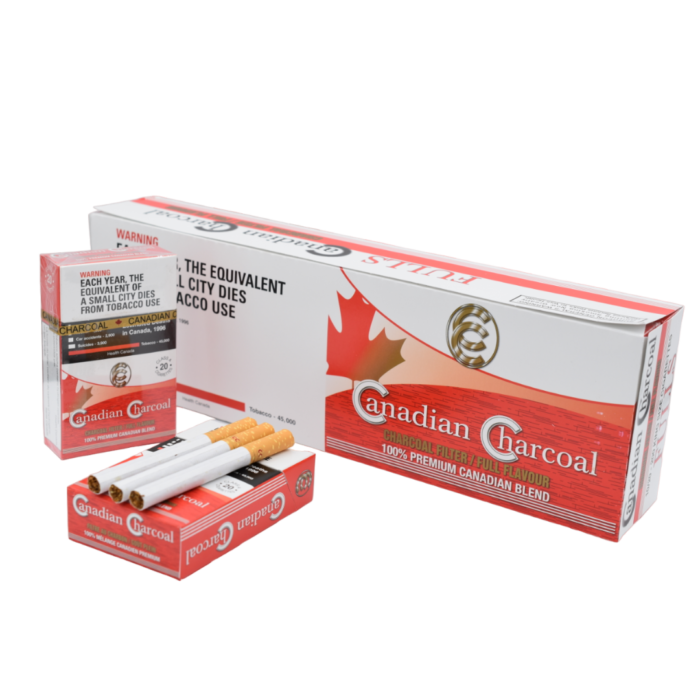 Canadian Charcoal Full King Size Smoke Genius Tax Free Canadian Tobacco Smokes Cigarettes Cigars Chewing Nicotine Vapes Cannabis Accessories Free Delivery Shipping Canada Wide Ontario