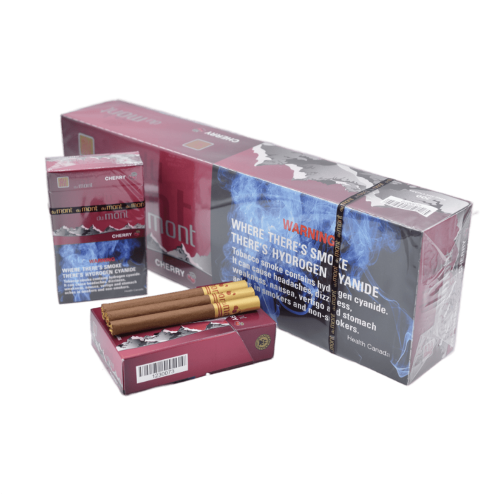 Du Mont Cherry Cigarillos King Size Smoke Genius Tax Free Canadian Tobacco Smokes Cigarettes Cigars Chewing Nicotine Vapes Cannabis Accessories Free Delivery Shipping Canada Wide Ontario